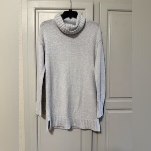 Super Cozy Light Blue Turtleneck Sweater